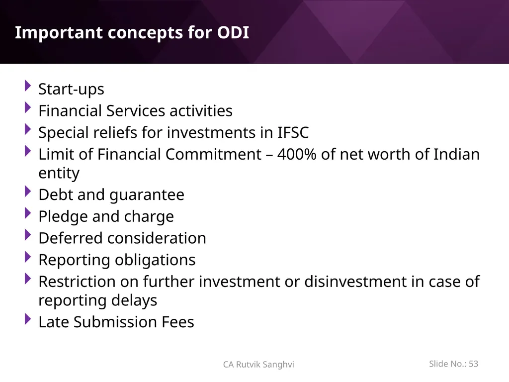LRS remittances and Foreign investment by Resident - slide 53 of 130