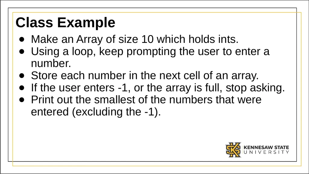 Module 1 Part 3: Using complex data types in Java - slide 16 of 39