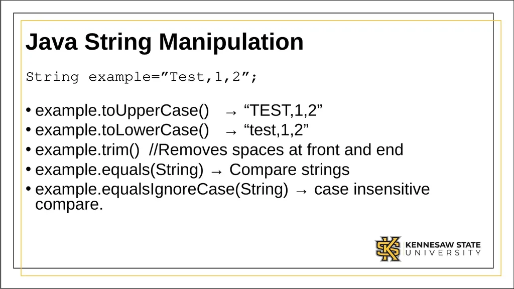 Module 1 Part 3: Using complex data types in Java - slide 5 of 39