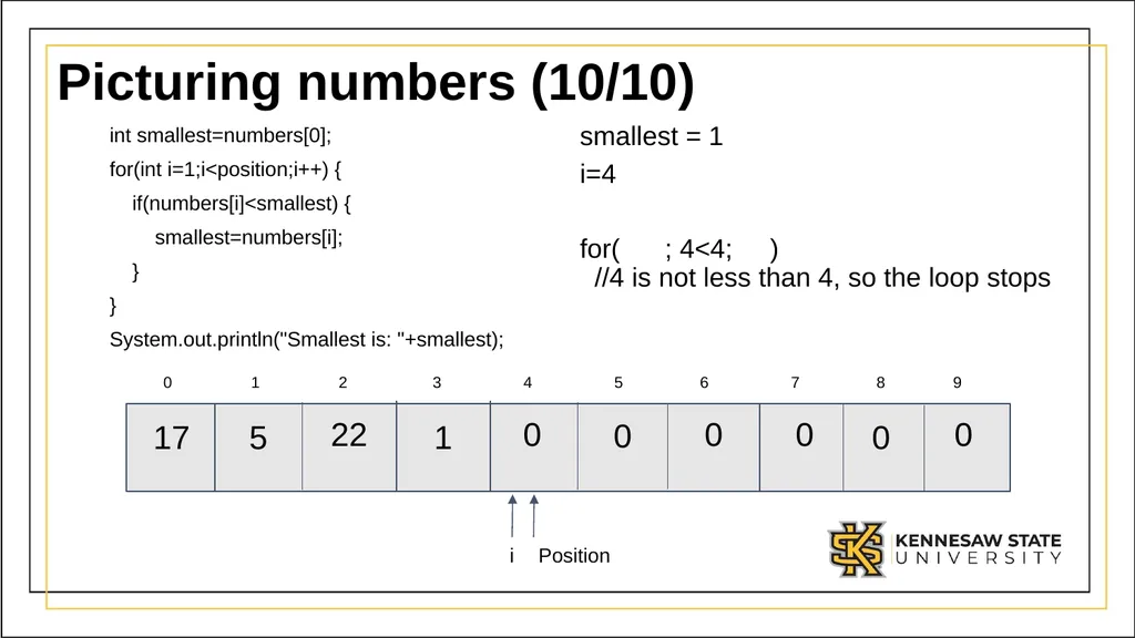 Module 1 Part 3: Using complex data types in Java - slide 28 of 39