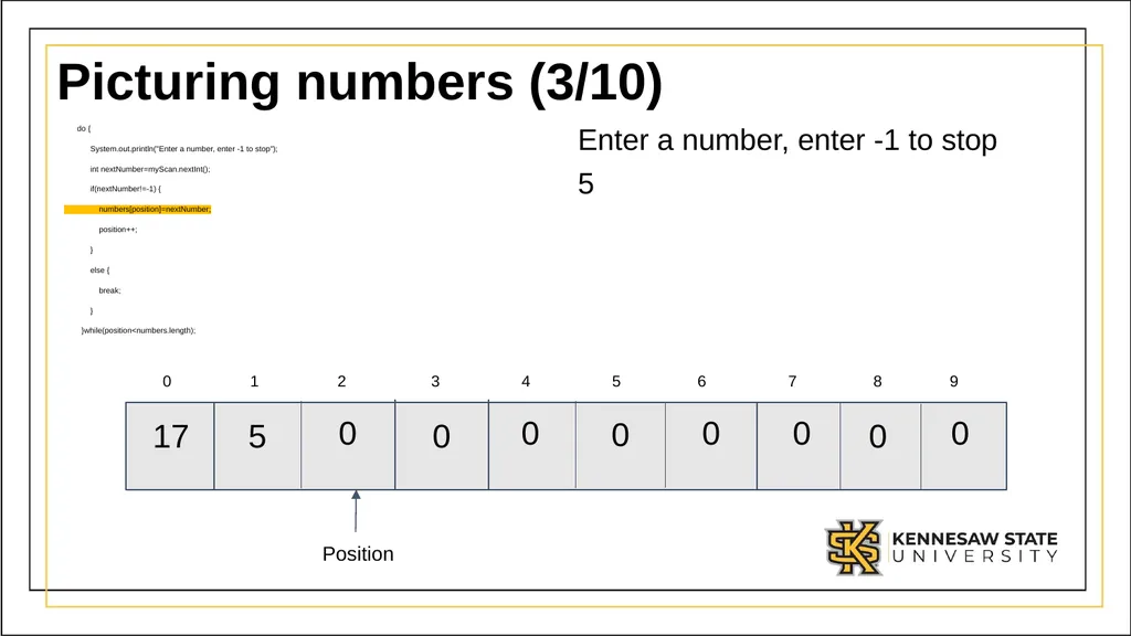 Module 1 Part 3: Using complex data types in Java - slide 21 of 39
