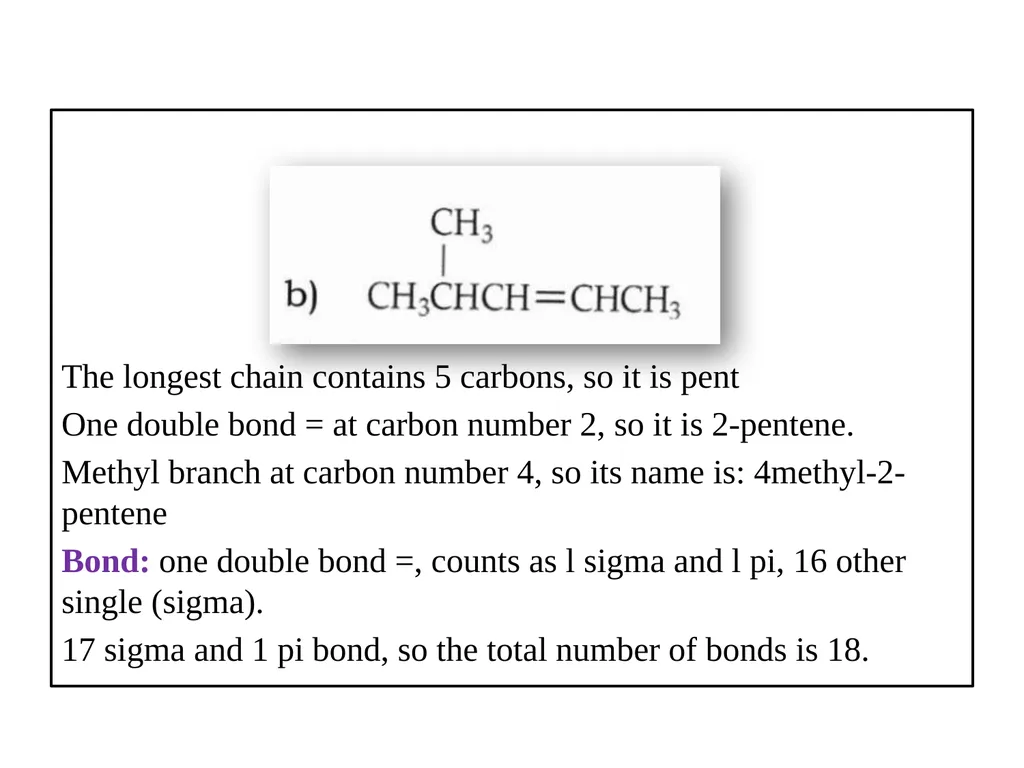For each single bond count one sigma bond, for - slide 4 of 9