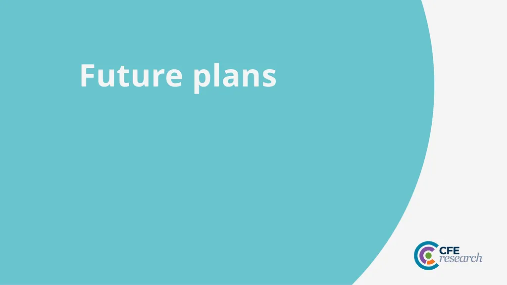 CFE Research Residents’ views about active travel - slide 31 of 35