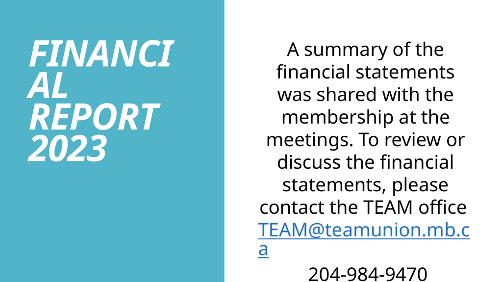 TEAM-IFPTE Local 161 Annual General Meeting - slide 8 of 25
