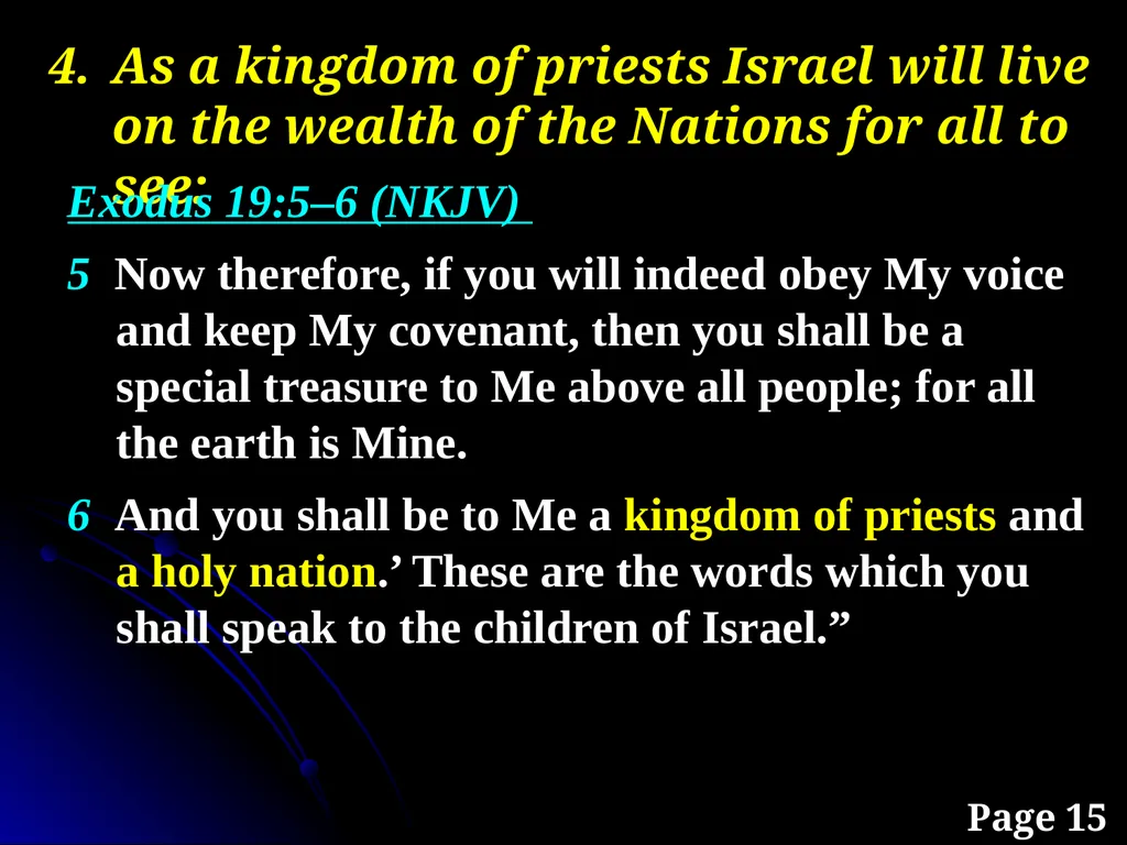 Sanctification “The KINGDOM Future” Page 15 The - slide 23 of 107