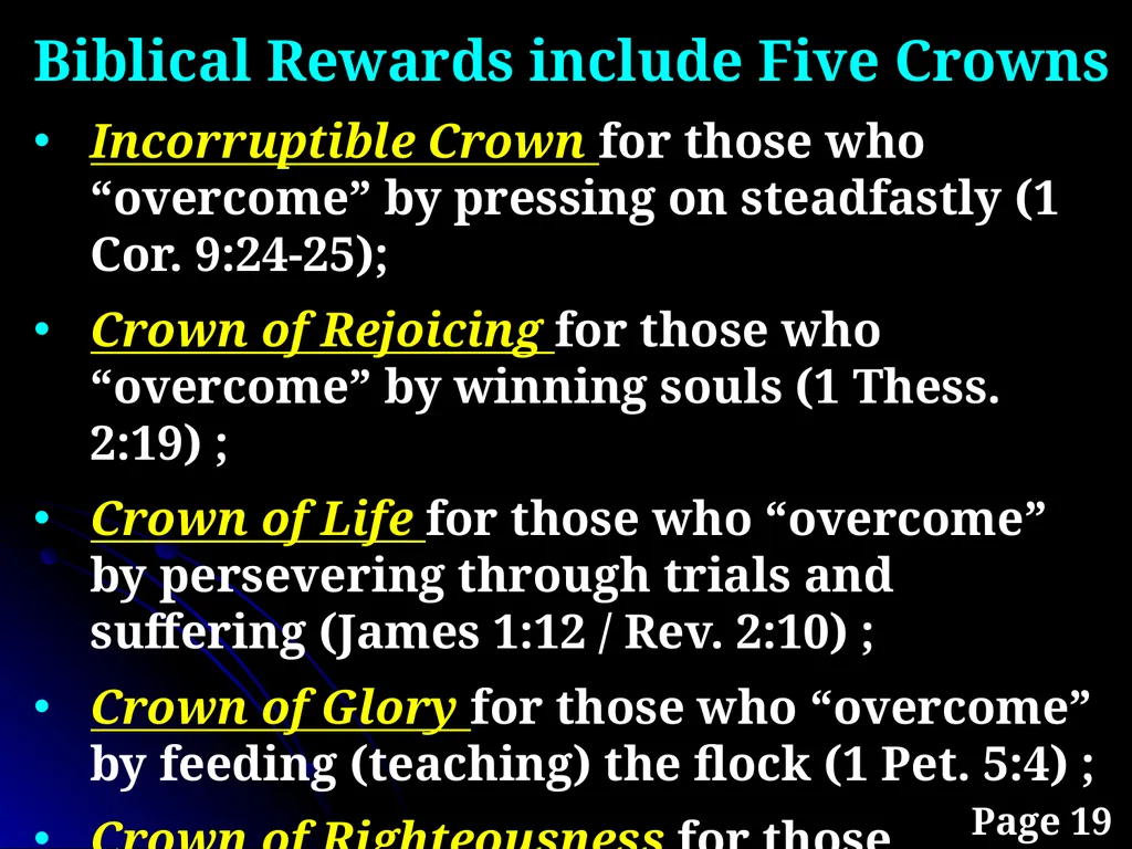 Sanctification “The KINGDOM Future” Page 15 The - slide 51 of 107