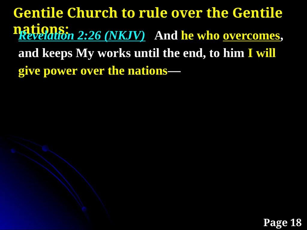 Sanctification “The KINGDOM Future” Page 15 The - slide 45 of 107