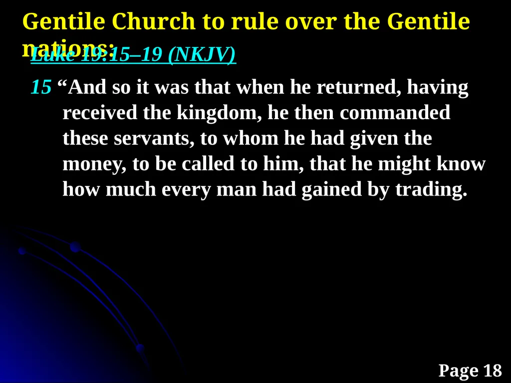 Sanctification “The KINGDOM Future” Page 15 The - slide 46 of 107