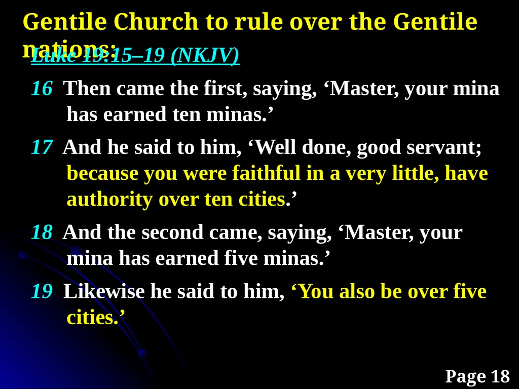 Sanctification “The KINGDOM Future” Page 15 The - slide 47 of 107