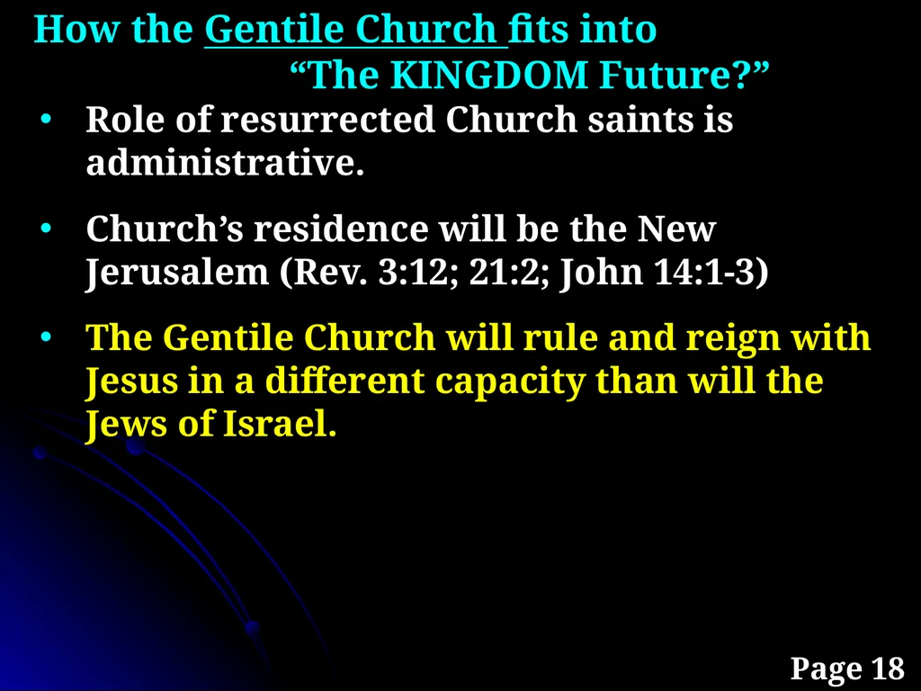 Sanctification “The KINGDOM Future” Page 15 The - slide 43 of 107