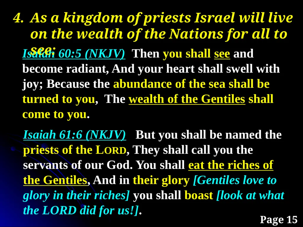 Sanctification “The KINGDOM Future” Page 15 The - slide 24 of 107