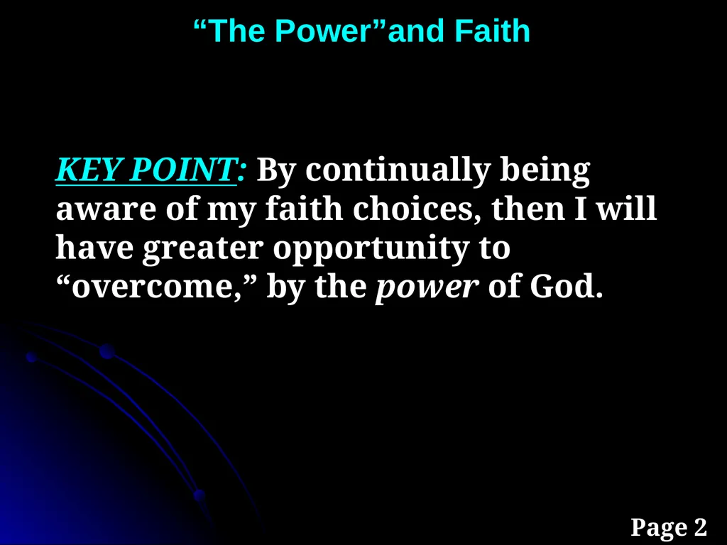 Sanctification “The KINGDOM Future” Page 15 The - slide 68 of 107