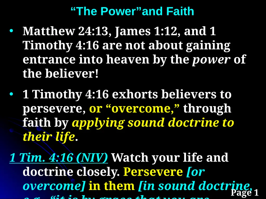Sanctification “The KINGDOM Future” Page 15 The - slide 63 of 107
