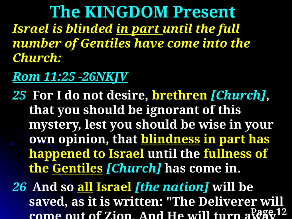Sanctification “The KINGDOM Future” Page 15 The - slide 9 of 107