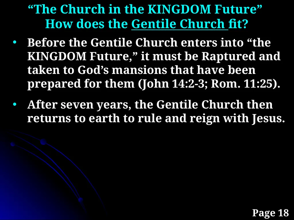 Sanctification “The KINGDOM Future” Page 15 The - slide 38 of 107
