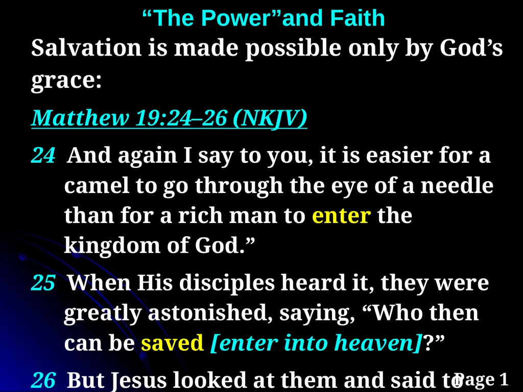 Sanctification “The KINGDOM Future” Page 15 The - slide 55 of 107