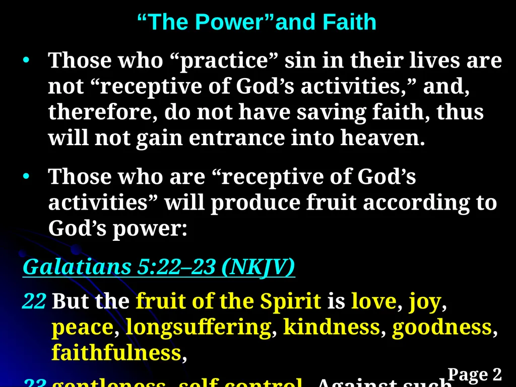 Sanctification “The KINGDOM Future” Page 15 The - slide 75 of 107