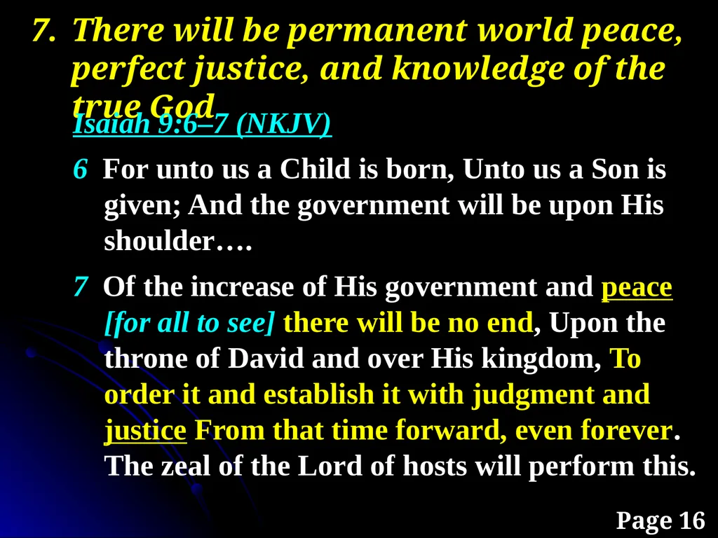 Sanctification “The KINGDOM Future” Page 15 The - slide 35 of 107