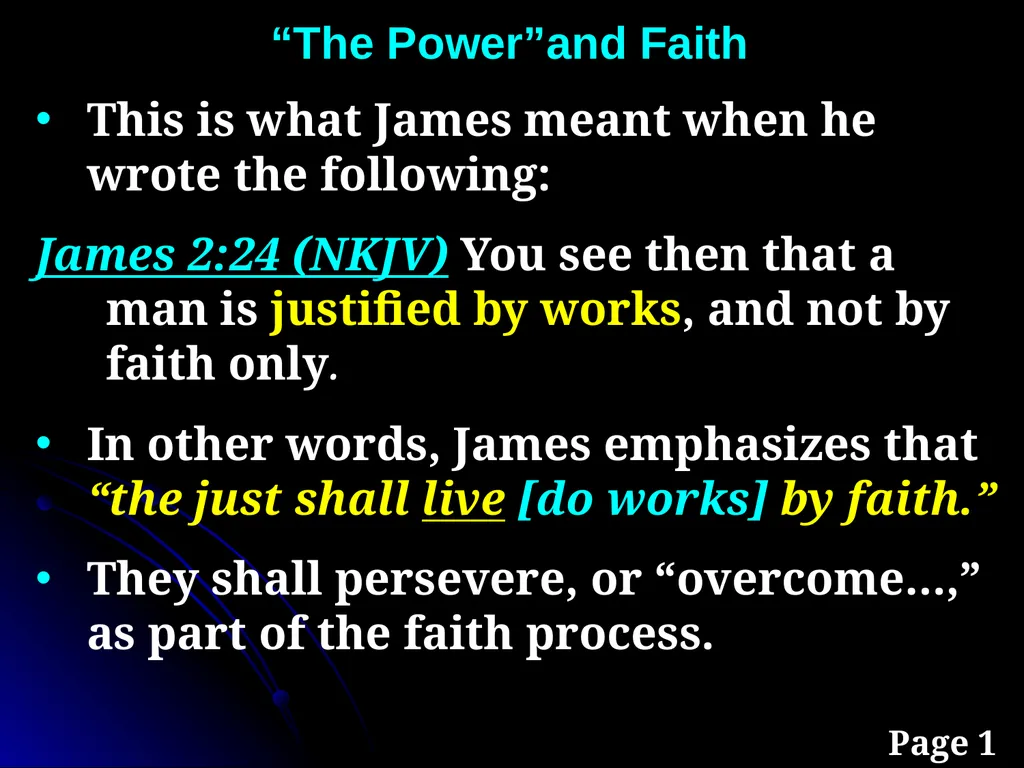 Sanctification “The KINGDOM Future” Page 15 The - slide 62 of 107