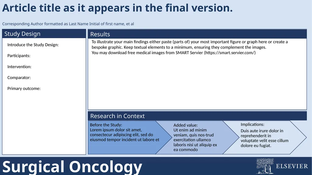 Article title as it appears in the final version. - slide 4 of 8