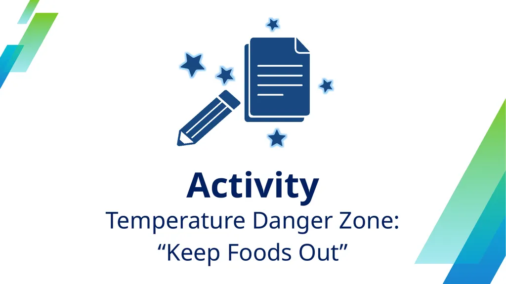 Keep Food Safe: Control Food Temperature CACFP - slide 13 of 17
