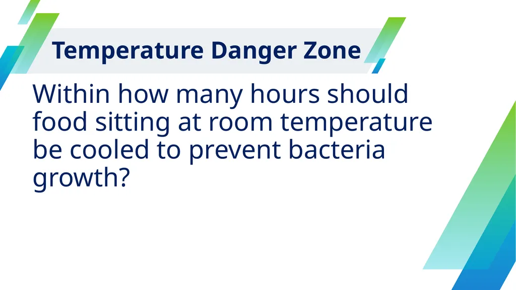 Keep Food Safe: Control Food Temperature CACFP - slide 4 of 17