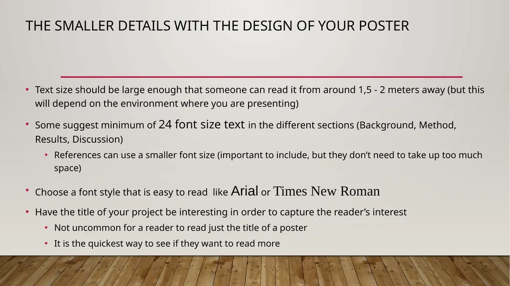 HOW TO MAKE A POSTER PRESENTATION- what to include - slide 4 of 10