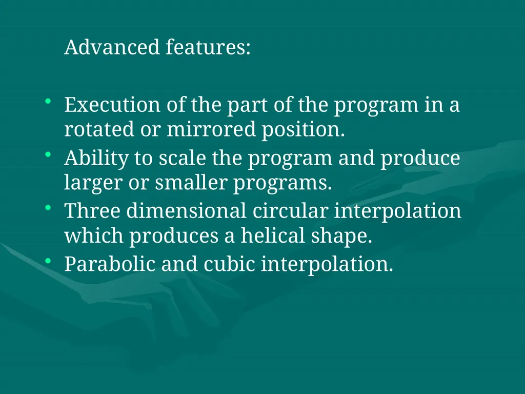 3.CNC PART PROGRAMMING Co:-Develop part program - slide 40 of 61