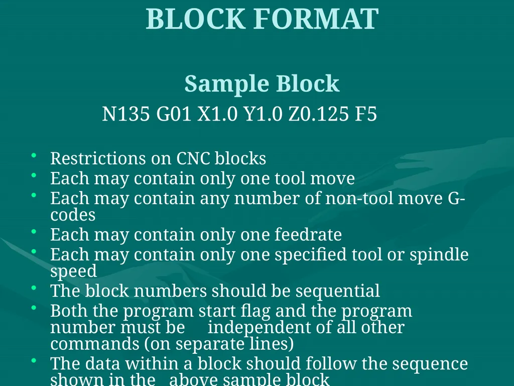 3.CNC PART PROGRAMMING Co:-Develop part program - slide 14 of 61