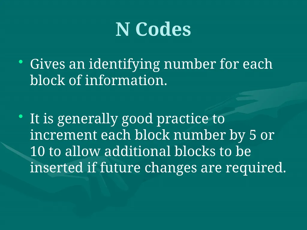3.CNC PART PROGRAMMING Co:-Develop part program - slide 18 of 61