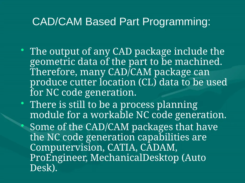 3.CNC PART PROGRAMMING Co:-Develop part program - slide 44 of 61