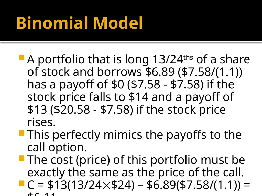 Financial Options Option Basics Financial Option A - slide 45 of 46
