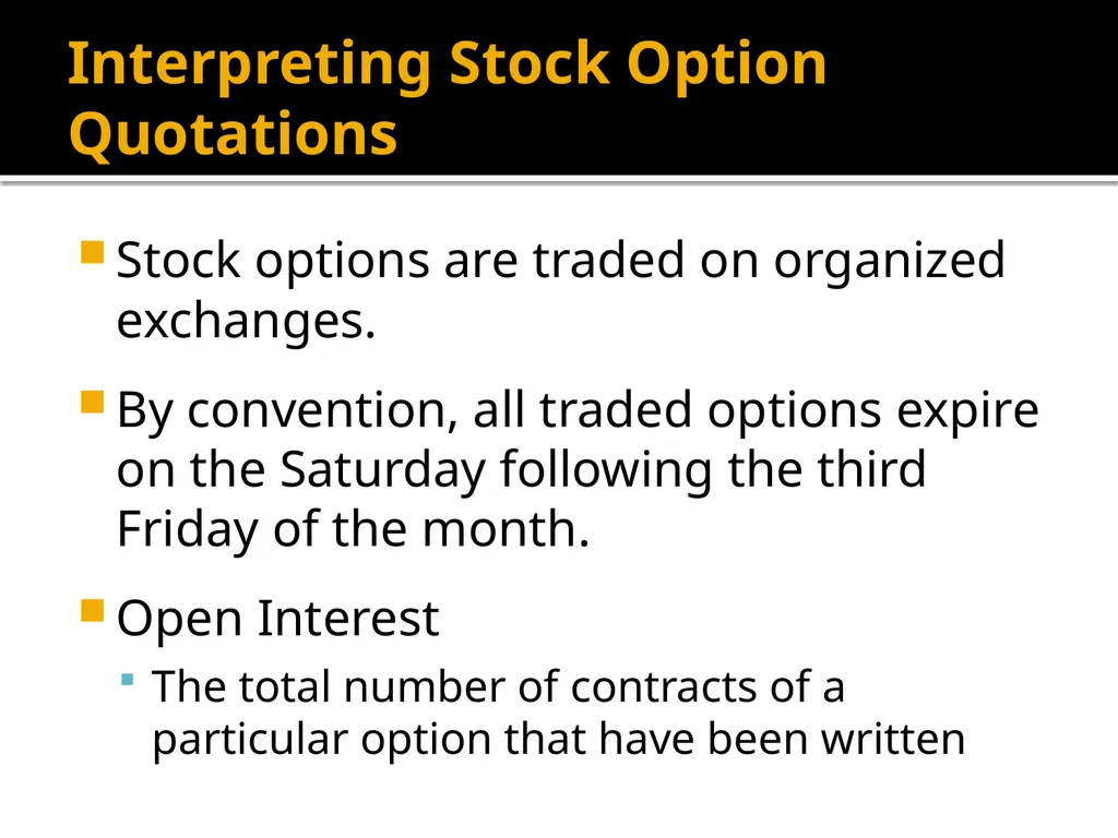 Financial Options Option Basics Financial Option A - slide 6 of 46