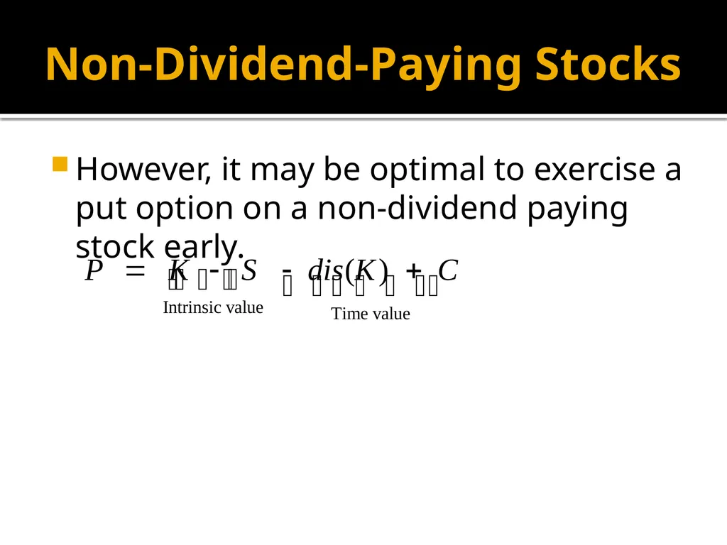 Financial Options Option Basics Financial Option A - slide 37 of 46
