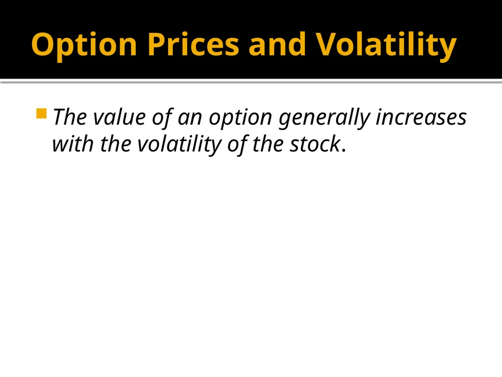 Financial Options Option Basics Financial Option A - slide 32 of 46