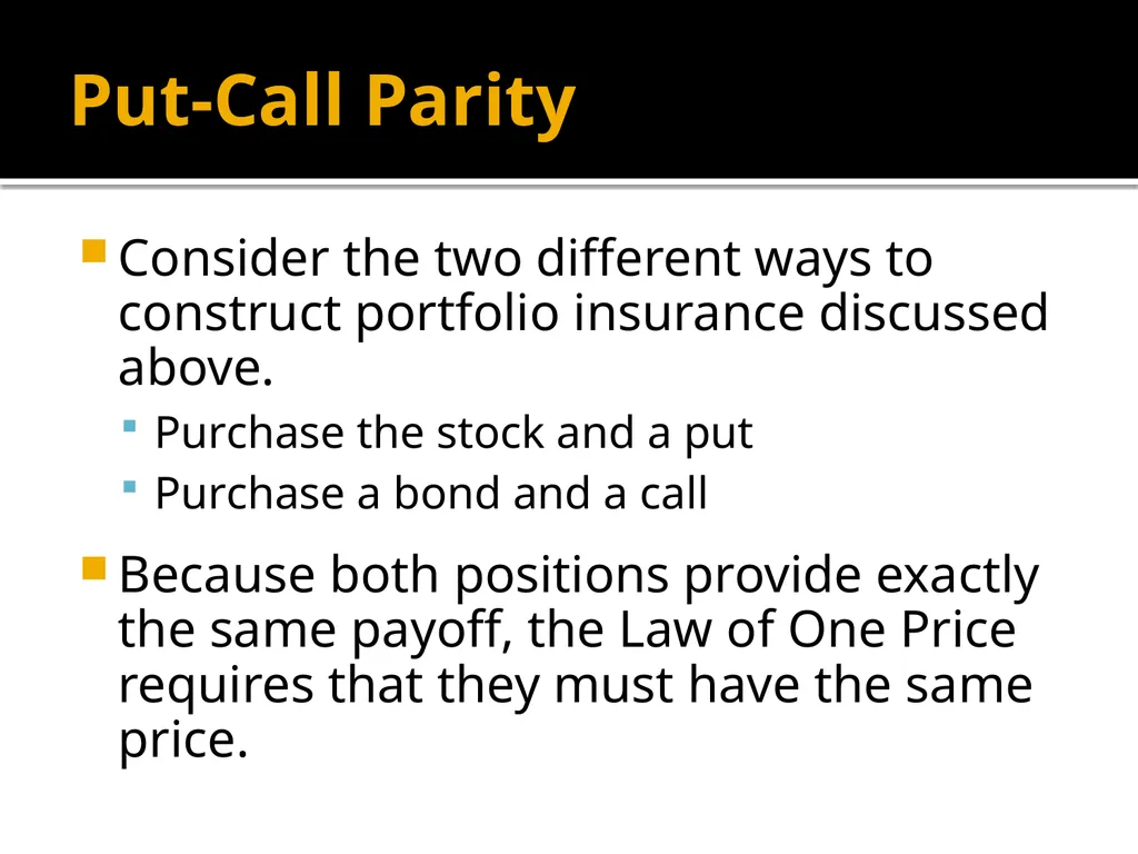 Financial Options Option Basics Financial Option A - slide 21 of 46