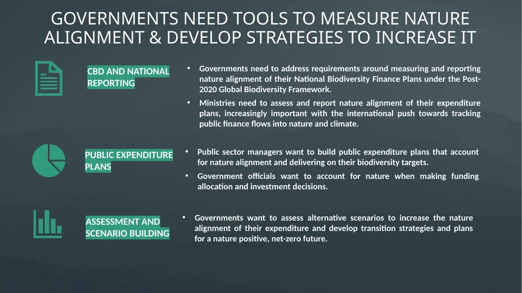 INCREASING THE NATURE ALIGNMENT OF GLOBAL FINANCE - slide 4 of 15