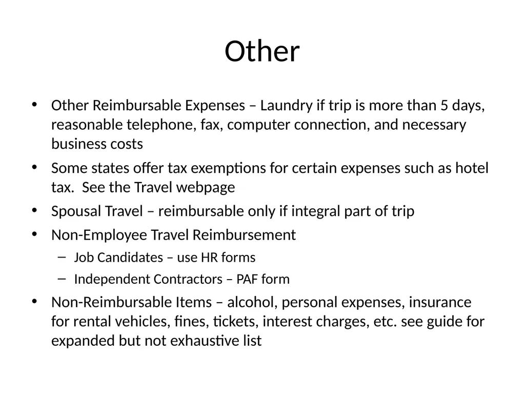 TRAINING YSU TRAVEL GUIDE UPDATES & CHANGES 2014 - slide 14 of 17