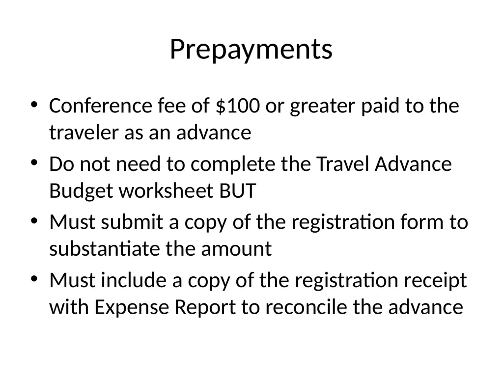 TRAINING YSU TRAVEL GUIDE UPDATES & CHANGES 2014 - slide 9 of 17