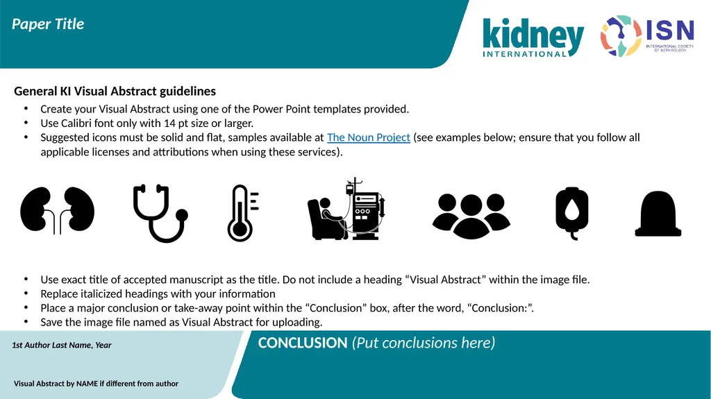 Paper Title CONCLUSION (Put conclusions here) 1st - slide 1 of 6