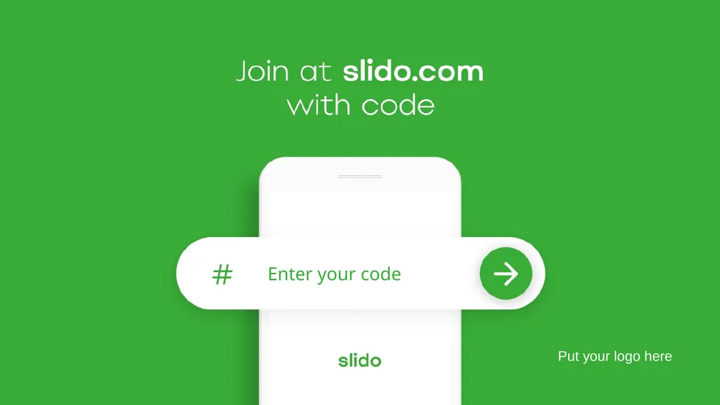 Put your logo here Enter your code Here put your - slide 2 of 3