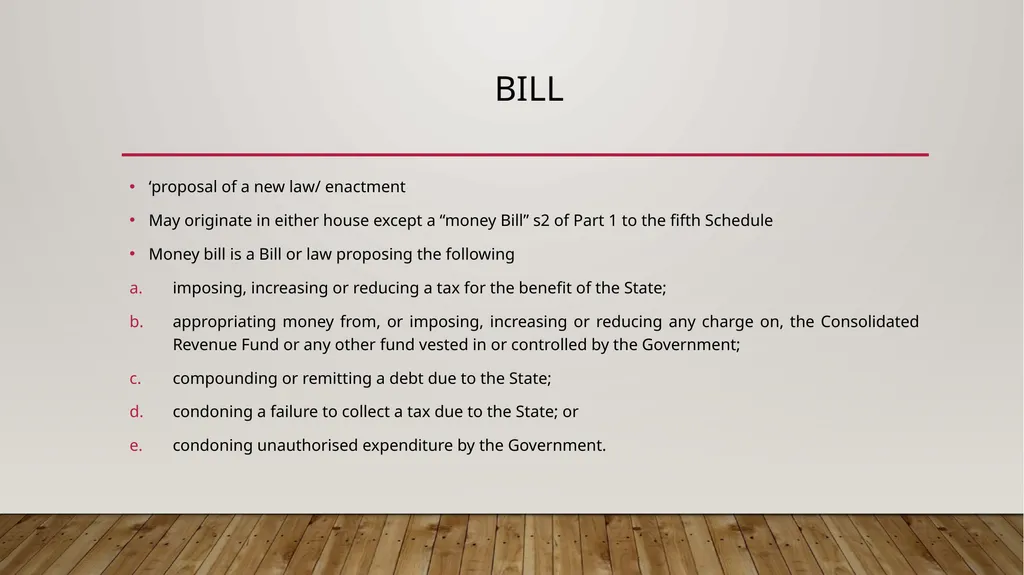 Law making process by advocate regina Mabwe Arms - slide 5 of 13
