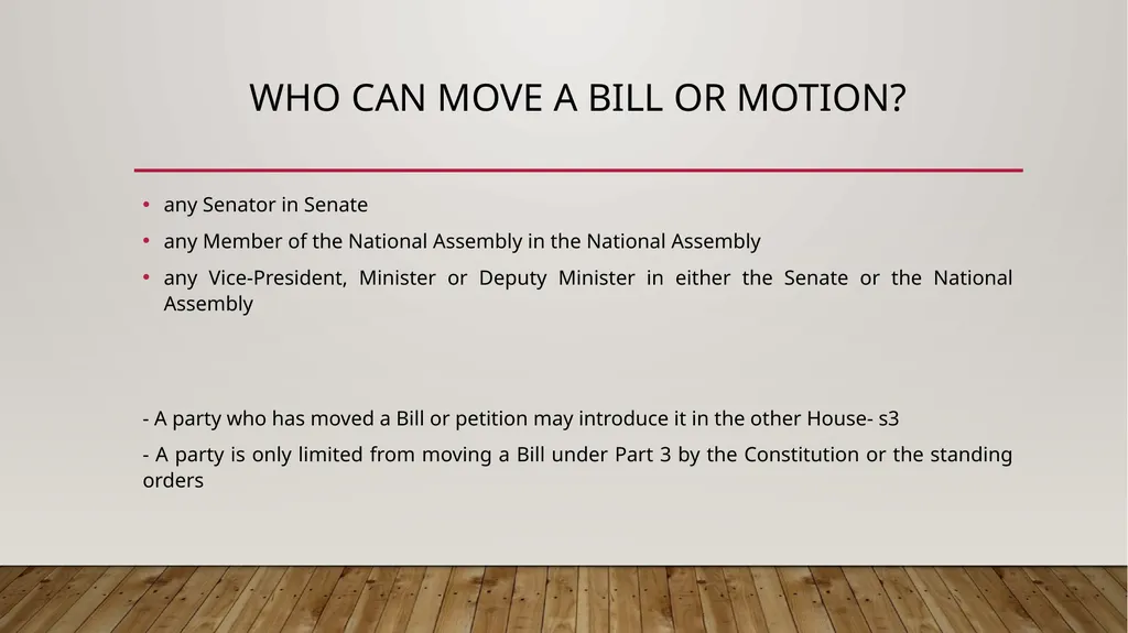 Law making process by advocate regina Mabwe Arms - slide 7 of 13