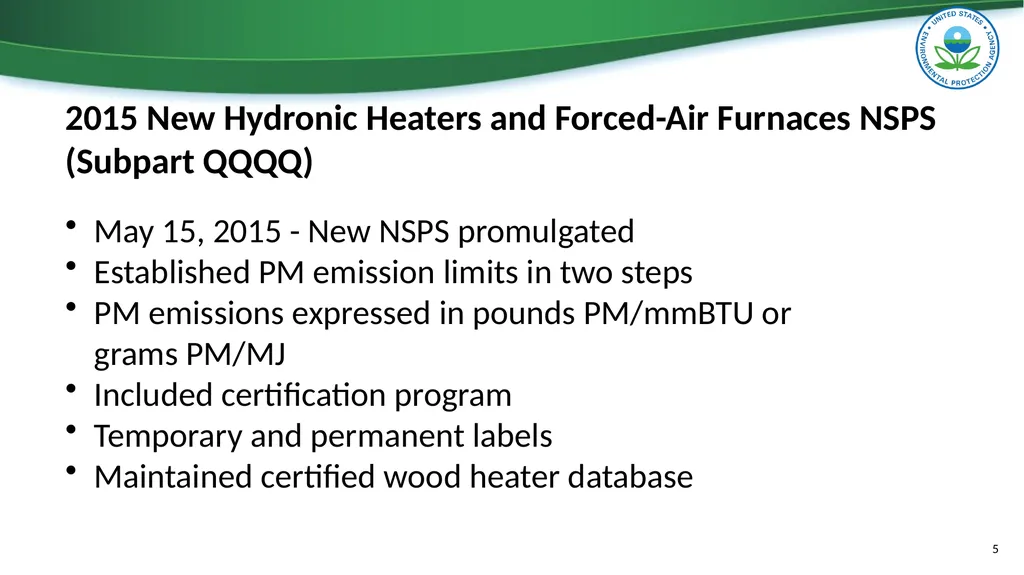 Residential Wood Smoke Training Workshop Denver, - slide 5 of 7