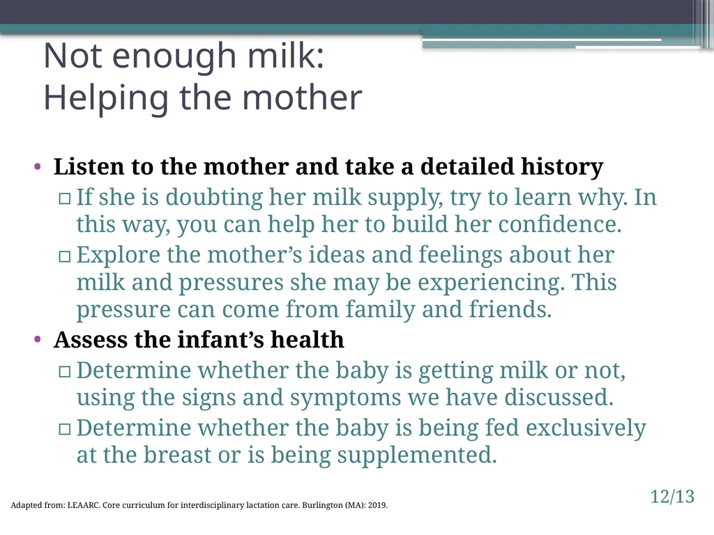Session 12. Milk supply challenges 12/1 © - slide 13 of 15