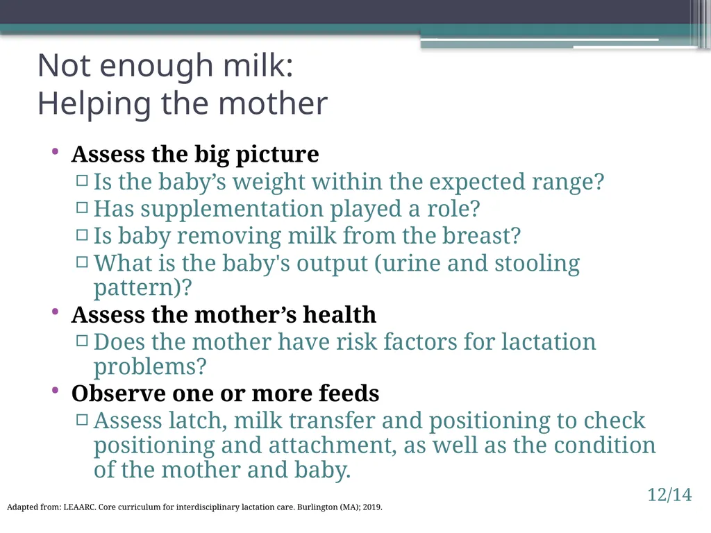Session 12. Milk supply challenges 12/1 © - slide 14 of 15