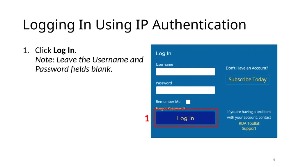 Getting Started with RDA Toolkit Module 4 1 Access - slide 6 of 18