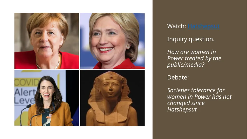 Ancient Egypt: Could women by Leaders? The Ancient - slide 2 of 2