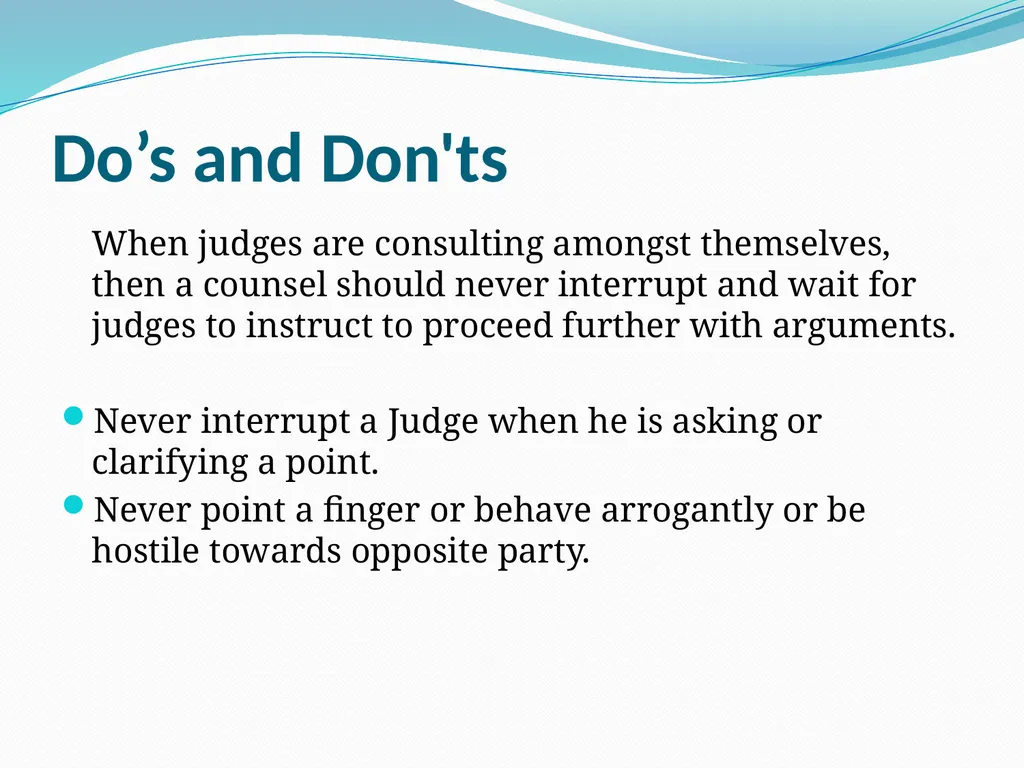 MOOT COURTS An Overview Oral Arguments An - slide 8 of 20