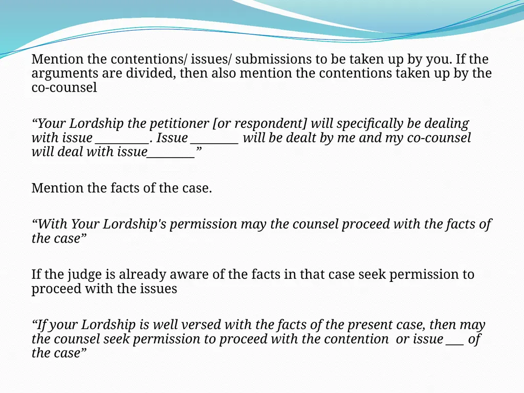MOOT COURTS An Overview Oral Arguments An - slide 6 of 20